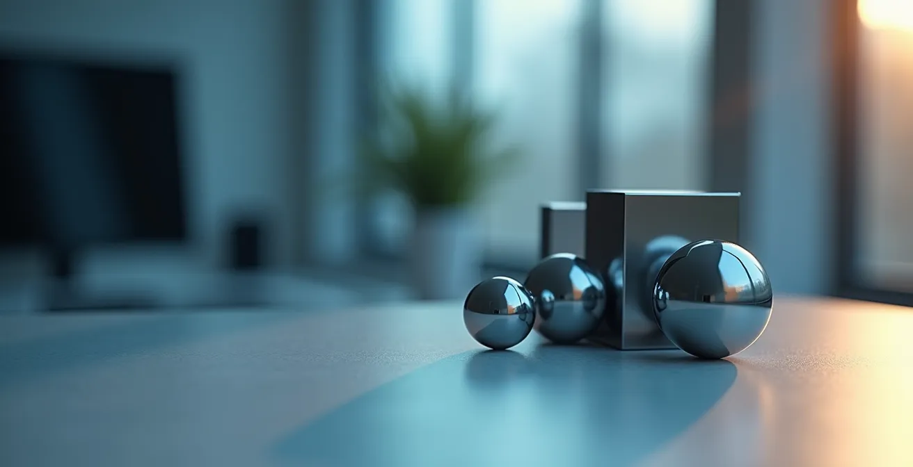 Représentation visuelle d'une balance symbolisant le choix stratégique entre cloud et serveur sur site pour une PME