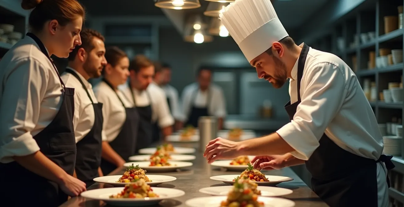 Diagramme métaphorique montrant un processeur multi-cœurs avec certains cœurs actifs (illuminés) et d'autres inactifs (sombres), évoquant la limitation imposée par la portion non-parallélisable d'un logiciel