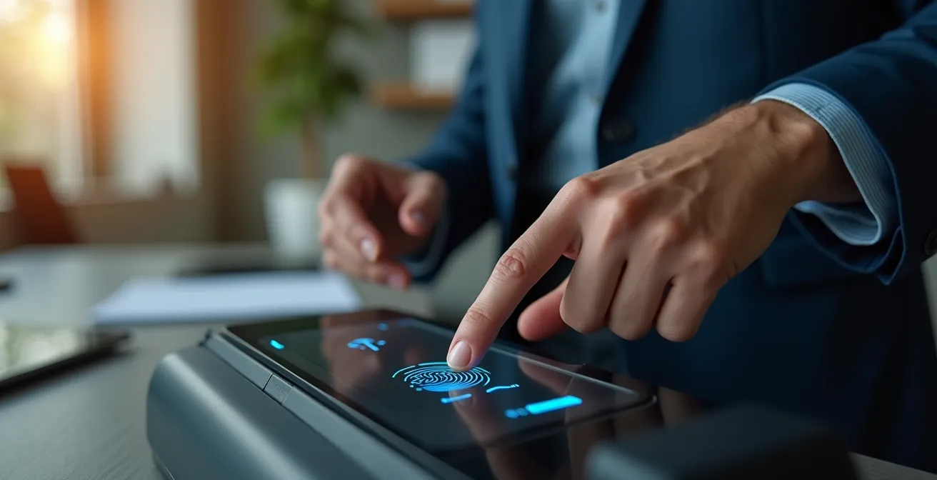 Vue abstraite de niveaux de sécurité et contrôle d'accès dans un système informatique d'entreprise