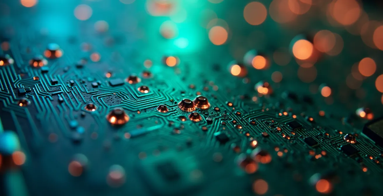 Gros plan sur des lignes de code analysées à la loupe métaphorique