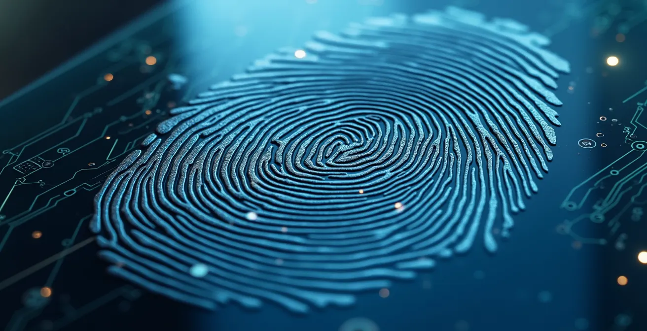 Vue macro détaillée symbolisant la manipulation psychologique dans l'ingénierie sociale