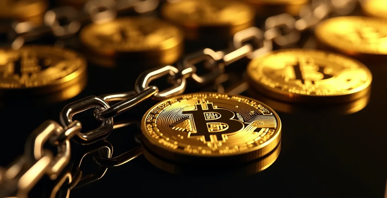 Visualisation abstraite d'une transaction blockchain avec éléments de cryptographie